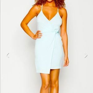 New mini wrap dress